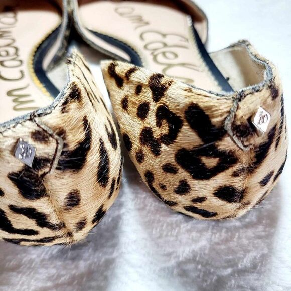 SAM EDELMAN SIZE 7 Leopard print Flat lightly used - Picture 4 of 7